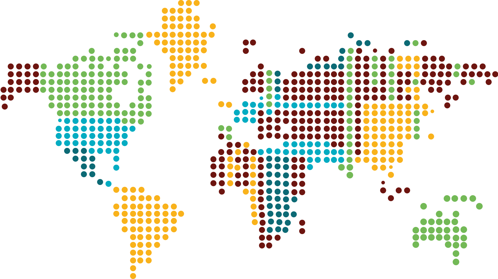 World map from the existing foundation homepage